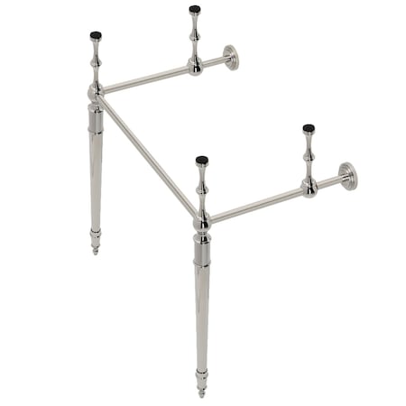 Fauceture VPB33226 Edwardian Brass Console Sink Legs, Polished Nickel VPB33226